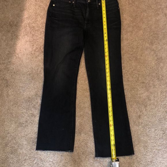 J. Crew 9" demi-boot crop jean in Dark Worn wash, Size 30T, MSRP $138 - Picture 11 of 12